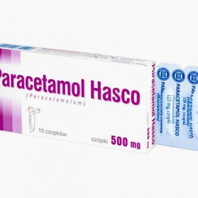 Paracetamol 500mg Czopki Hasło 10 szt