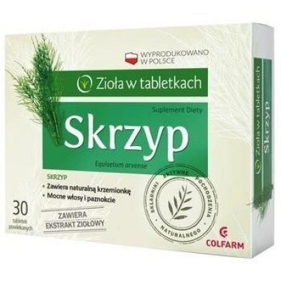 Horsetail, coated tablets, 30pcs Colfarm