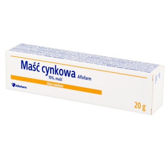 Masc cynkowa 10%, 20 g pryszcze tradzik aflofarm