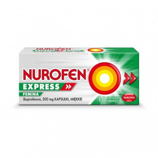 Nurofen Express Femina, 10 kapsułek miękkich
